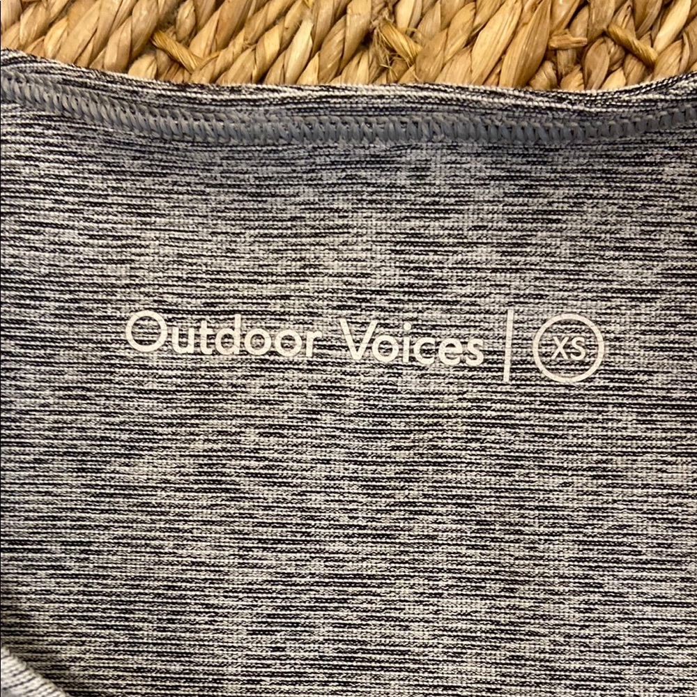 Outdoor Voices Gray Colorblock Sports Bra - Picture 7 of 7